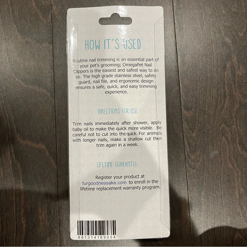 Fur Goodness Sake Nail Clippers brand new & sealed